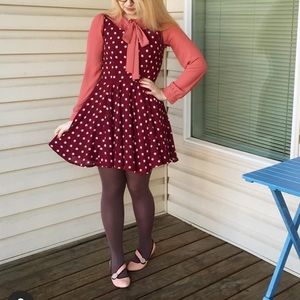 Dotty dress